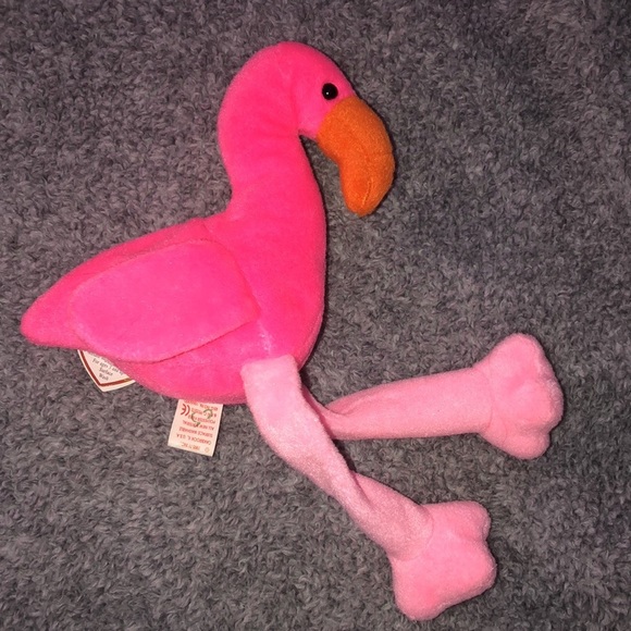 Pinky the Flamingo Collectible Beanie Baby - Picture 2 of 8